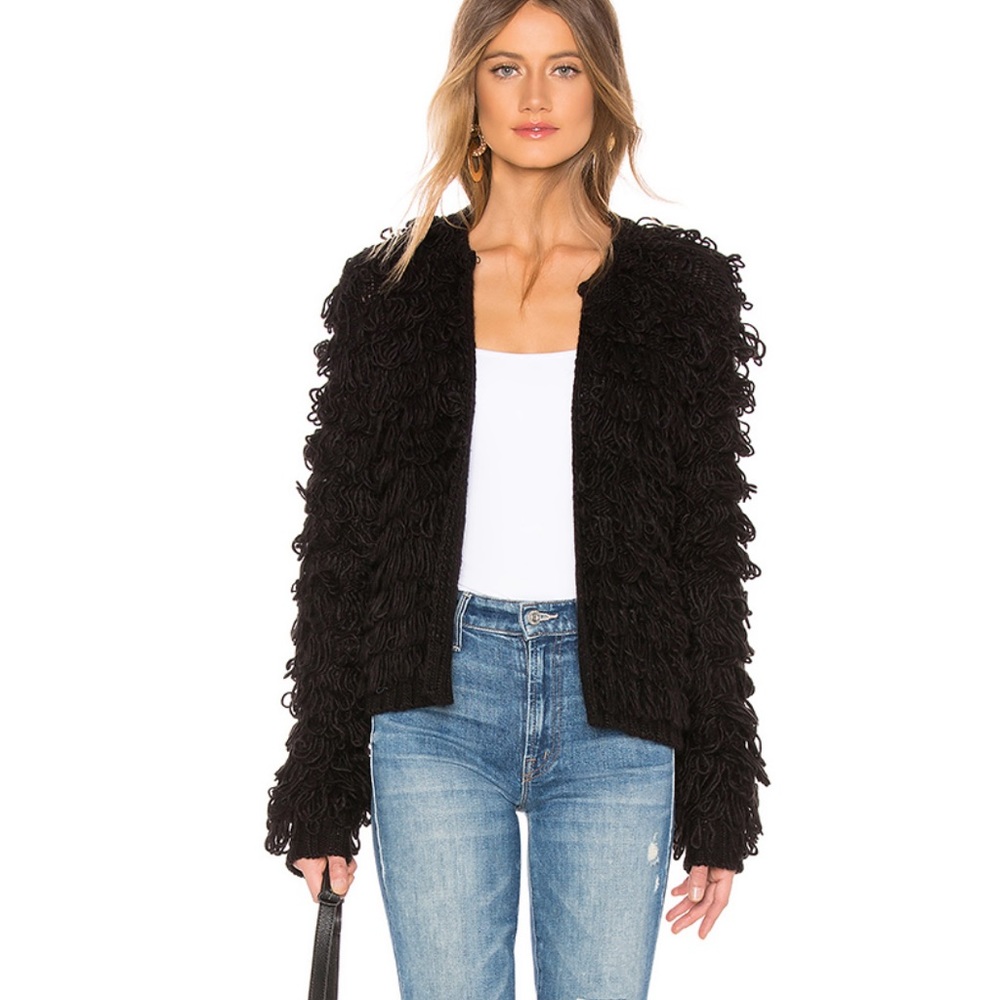 BB Dakota Shaggy Cardigan